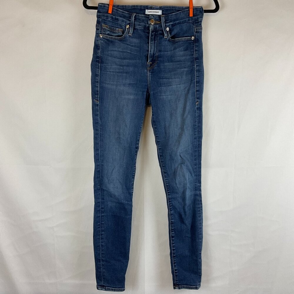 Good American Women's Skinny Jeans - Blue